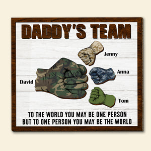 Personalized Gifts For Dad Wood Sign 04ohtn190224 Father's Day - Wood Signs - GoDuckee