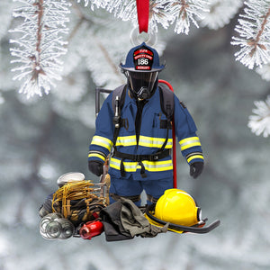 Personalized Gifts For Firefighter Christmas Ornament 01ohtn211124 - Ornament - GoDuckee