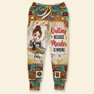 Personalized Gifts For Quilt Lovers Unisex Joggers Sweatpants 07xqqn291124 - Shorts and Pants - GoDuckee