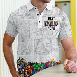 Personalized Gifts For Dad 3D Polo Shirt 01qhqn070524pa Father's Day Gift - 3D Shirts - GoDuckee