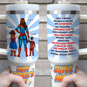 Personalized Gifts For Mom Tumbler Multitasking Powers 03htpu010324pa - Tumbler Cups - GoDuckee