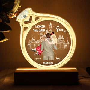 Sweet Couple 04HTDT071223TM Personalized Led Light, Couple Best Gifts - Led Night Light - GoDuckee