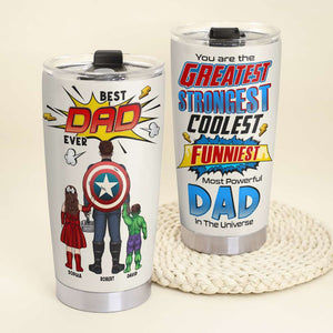 Most Powerful Dad Personalized Tumbler - 20oz TZ-TCTT-05dnqn180523tm - Tumbler Cup - GoDuckee