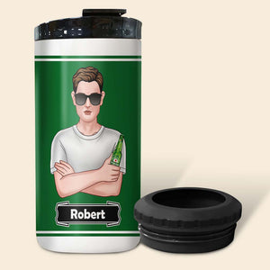 Dad Bod Aged To Perfection, Personalized Beer, Dad 4 In 1 Can Cooler Tumbler, Gift For Dad 03DNPO130623TM-02-TT - Can Cooler - GoDuckee