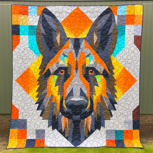 German Shepherds Dog Christmas Quilt Bed Set Gifts For Dog Lovers 04HUDT061124 - Blanket - GoDuckee