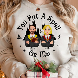 Gift For Wizard Couple, You Put A Spell On Me 2D Shirt 01ACQN300824PA - Shirts - GoDuckee