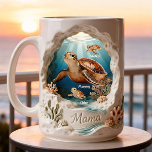 Sea Turtle Coffee Mug - Personalized Gifts For Mother 04todt090226 - Coffee Mug - GoDuckee