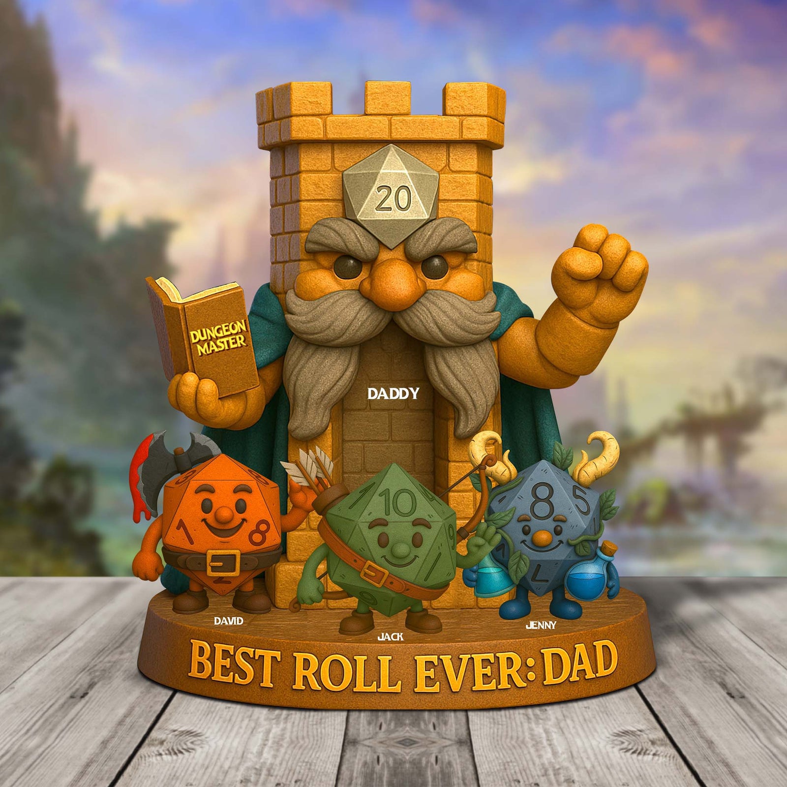 Best Roll Ever Plaque Personalized Gifts For Dad 02natn050525 - Shaped Plaques - GoDuckee