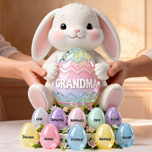 Bunny Egg Acrylic Plaque - Personalized Easter Day Gifts 01TODT040226 - Shaped Plaques - GoDuckee