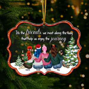 Personalized Gifts For Friends Ornament Christmas 02XQLU300924TM - Ornament - GoDuckee