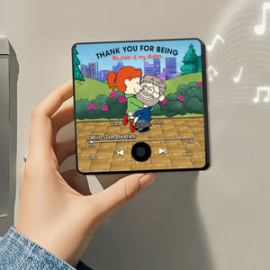 Custom Music Fridge Magnet Gifts For Couple 05toqn251224hg - Fridge Magnet - GoDuckee