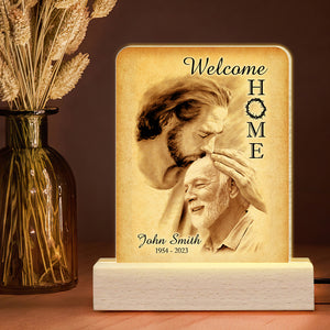 Memorial Gifts, Personalized Led Light, Gifts For Heaven - Led Night Light - GoDuckee