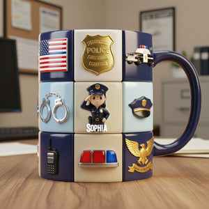 Personalized Gifts For Police Coffee Accent Mug 02tomg311025 - Coffee Mug - GoDuckee