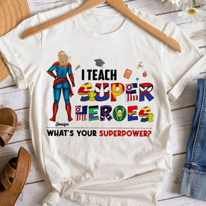 Best Teacher, Personalized Shirt, Gifts For Teacher, Back To School, Gifts For Birthday, 02htpo060723tm - Shirts - GoDuckee