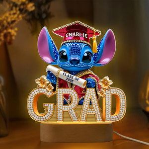 Graduation Led light With Oval Base - Personalized Gifts For Graduates 01napu050525 - Led Night Light - GoDuckee