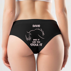 Personalized Gifts For Women Briefs Ride It Like You Stole It - Boxers & Briefs - GoDuckee