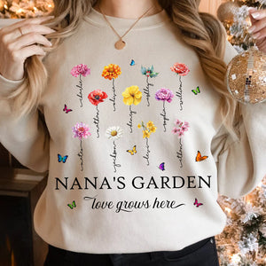 Personalized Gift For Grandma Shirts Birth Month Flower 01ACDT311024 - Shirts - GoDuckee