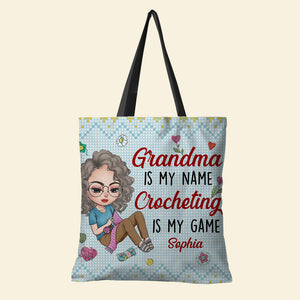 Personalized Gifts For Crochet Grandma Tote Bag 03naqn010824hh - Tote Bag - GoDuckee