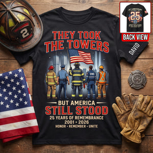 25 Years Of Remembrance Shirt - Personalized Memorial Gifts 07TYQN300726