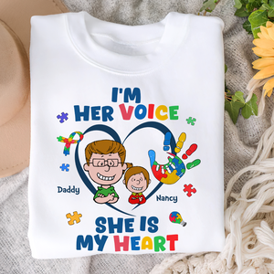 Personalized Gifts For Autism Mom Shirt I'm His Voice 03kapu240225hh - Shirts - GoDuckee