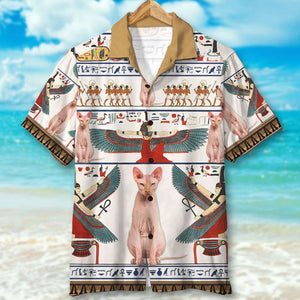 Cat Sphynx Custom Photo Hawaiian - Hawaiian Shirts - GoDuckee