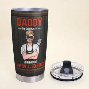 Daddy The Grill Master- Gift For Father-Personalized Tumbler- Father's Day Tumbler - Tumbler Cup - GoDuckee