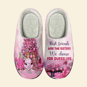 Personalized Gifts For Friends Slippers Christmas 04XQMH170924 - Shoes - GoDuckee