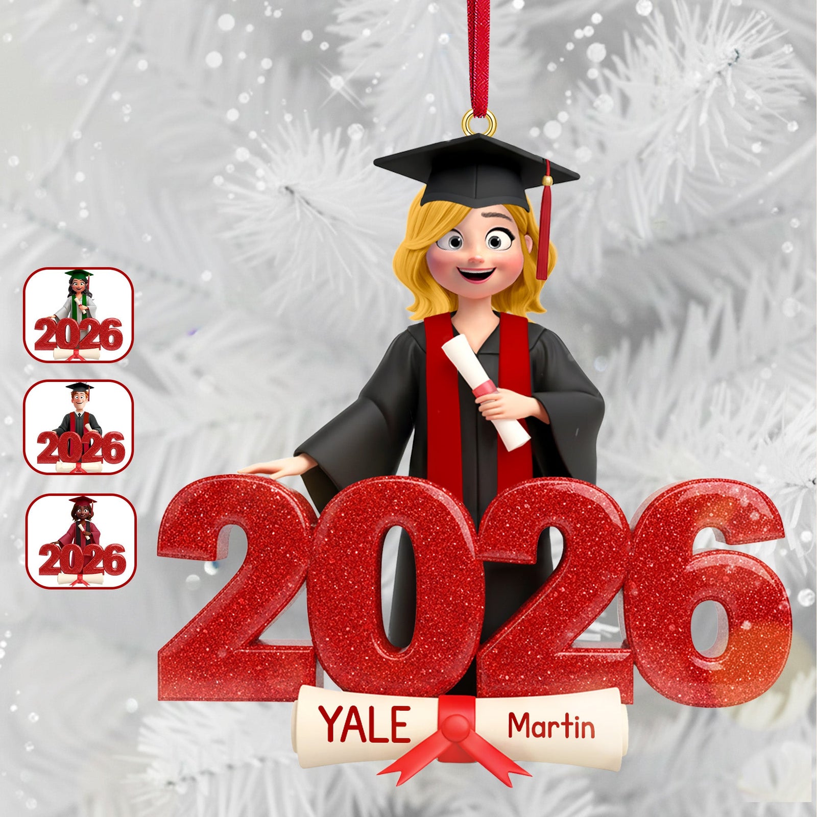Graduate Ornament - Personalized Gifts For Graduates 03namg291025-Homacus