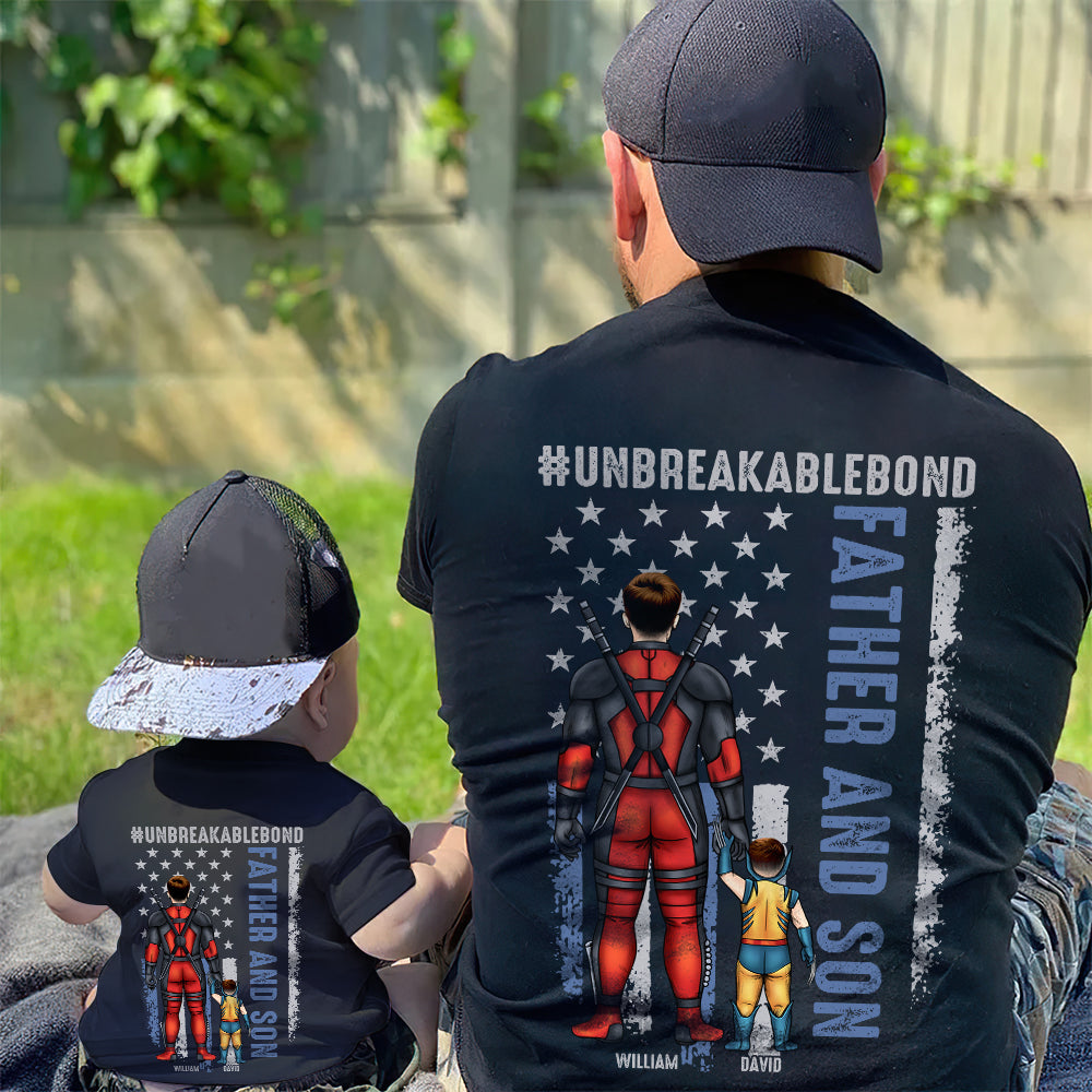 Personalized Gifts For Dad Shirt Unbreakable Bond Father And Son 06acdt250324pa - 2D Shirts - GoDuckee