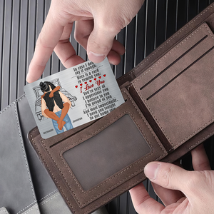 Personalized Gifts For Couple Wallet Card, Be Safe I Need You 04QHQN301224HG - Wallet Card - GoDuckee