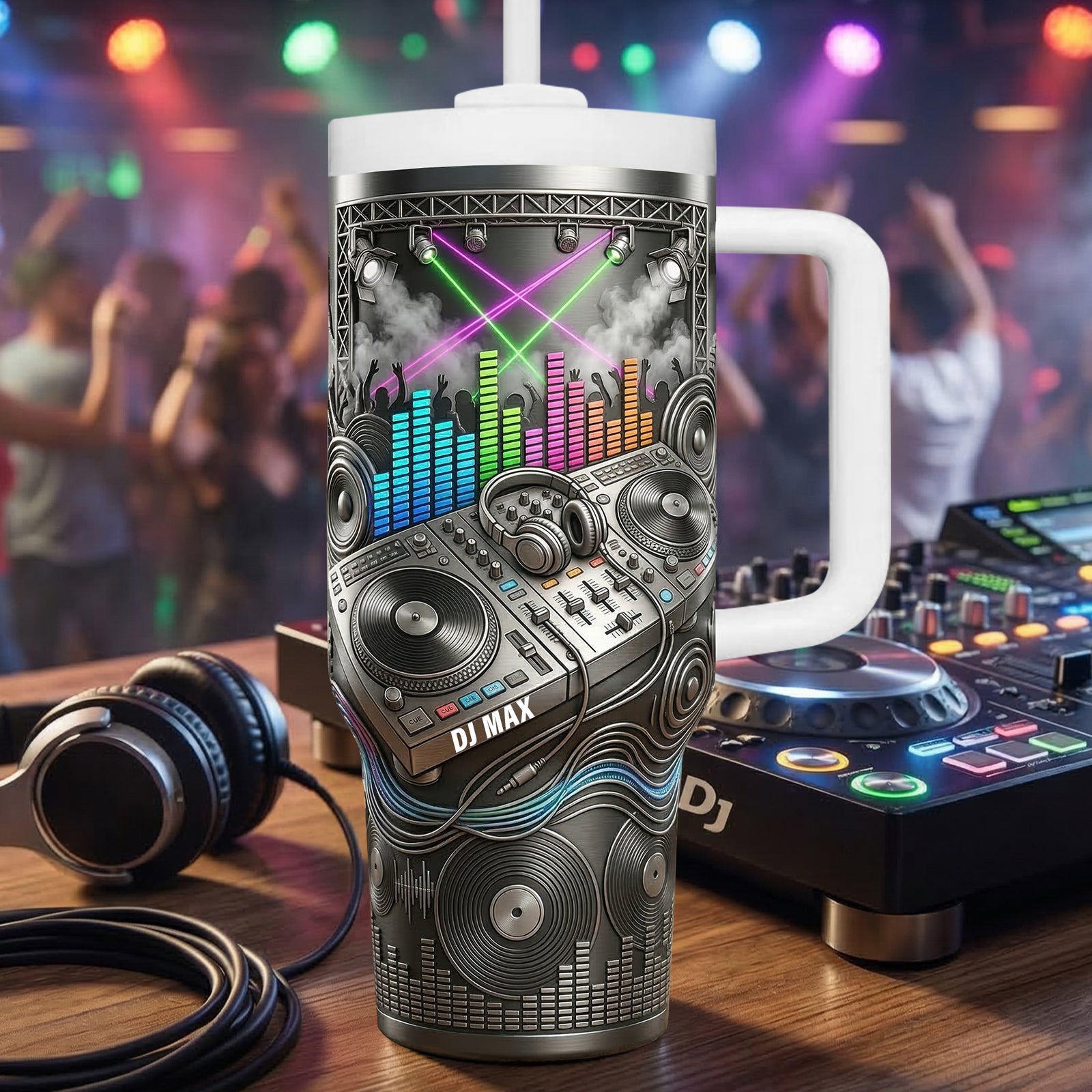 DJ Controller 40oz Tumbler - Personalized Gifts For Music Lovers 05naqn170326 - Tumbler Cup - GoDuckee