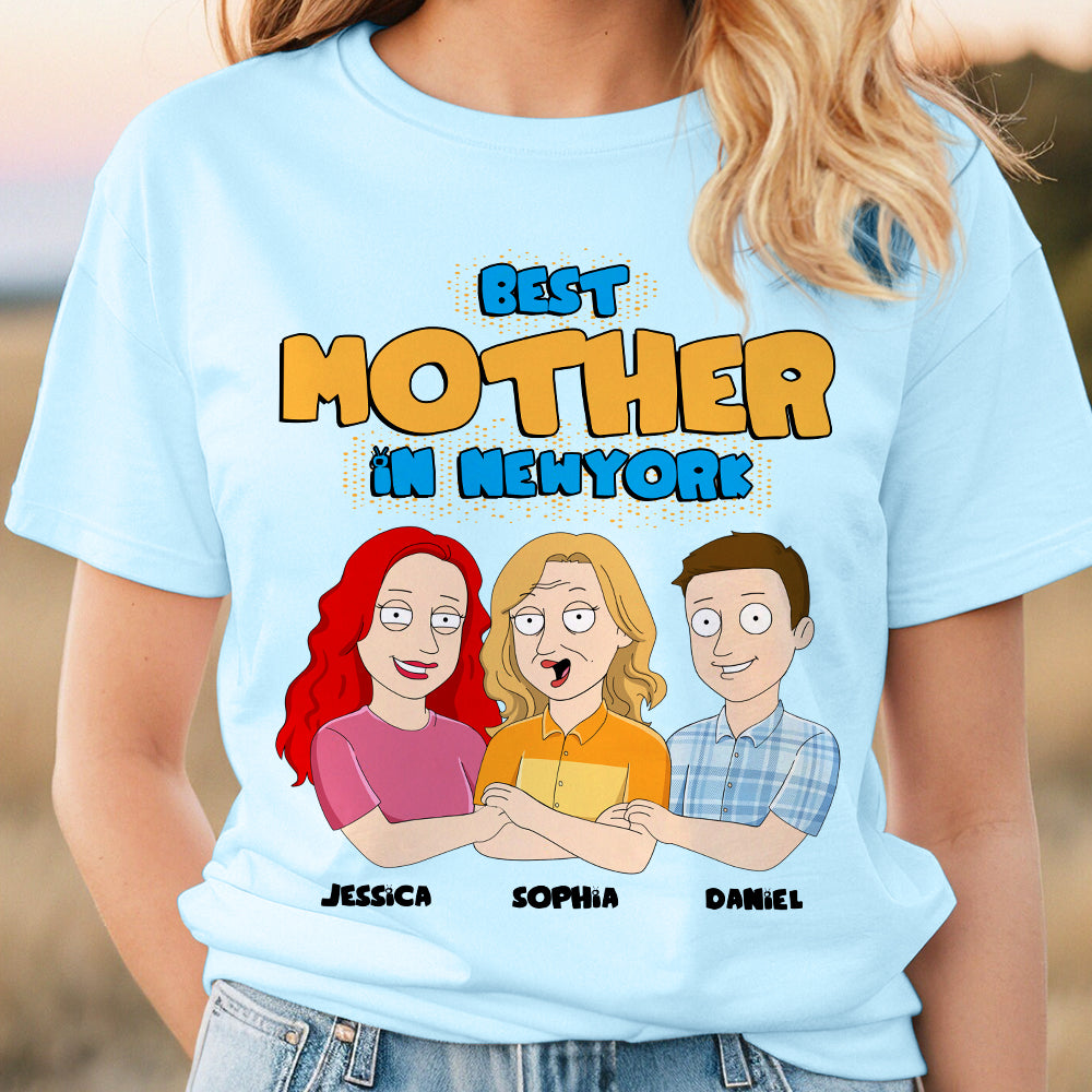 Personalized Gifts For Mom Shirt Best Mother In New York 03HTDT240124HH - 2D Shirts - GoDuckee