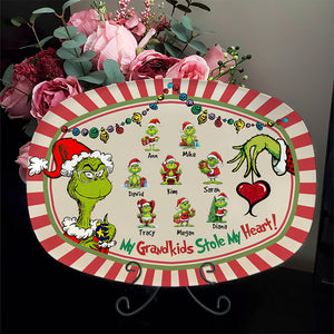 Personalized Gifts For Grandma Resin Plate 02ACDT270924 - Plates - GoDuckee