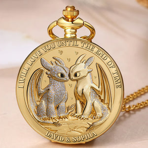 Legendary Love Pocket Watch Personalized Gifts For Couple 06TGQN190625 - Pocket Watch - GoDuckee