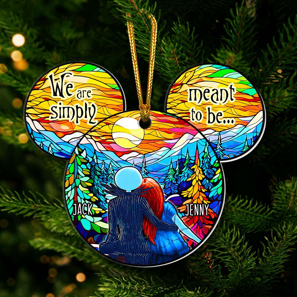 Personalized Gifts For Couple Christmas Ornament 03ACDT280924 - Ornament - GoDuckee