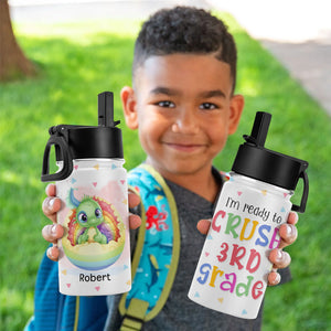 I'm Ready To Crush 3RD Grade-04htqn200623 Personalized 12oz Kid Tumbler - Kid Tumbler - GoDuckee