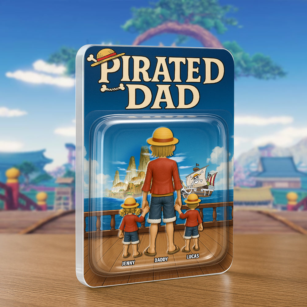 Pirated Dad Plaque Personalized Gifts For Dad 01katn290425 - Shaped Plaques - GoDuckee