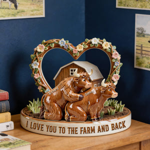 Cow Couple Farm Acrylic Plaque – Personalized Gifts For Couple 03ohqn311225 - Shaped Plaques - GoDuckee