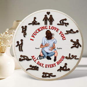 Naughty Couple Plaque - Personalized Gifts For Couple 05ohqn050525 - Shaped Plaques - GoDuckee