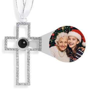 Custom Photo Christmas Gift Photo Projection Ornament 01ACQN231124 - Ornament - GoDuckee