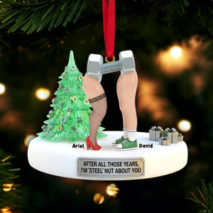 Naughty Nut and Screw Couple Ornament - Personalized Gifts For Couples 01OHLU101125 - Ornament - GoDuckee