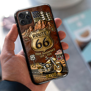 100th Anniversary Motorcycle Phone Case – Personalized Gifts For Bikers 04naqn060226 - Phone Case - GoDuckee