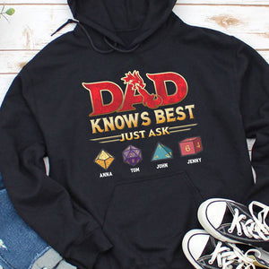 Dad Knows Best - Personalized Shirt - Gift For Dad 02HUTN150523 - Shirts - GoDuckee