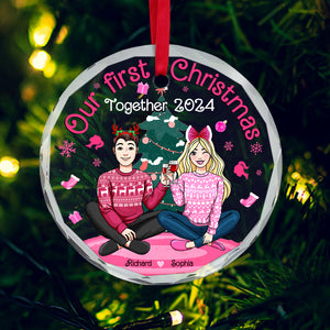 Personalized Gifts For Couple Christmas Ornament 03XQQN021024HH - Ornament - GoDuckee