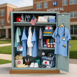 Nurse Personal Locker Acrylic Plaque Personalized Gifts For Nurse 05qhdt050625 - Shaped Plaques - GoDuckee