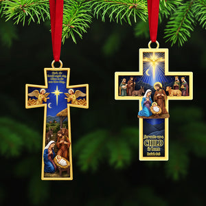 Gifts For Jesus Lover, Jesus Christmas Acrylic Ornament 01hyta171025 - Ornament - GoDuckee