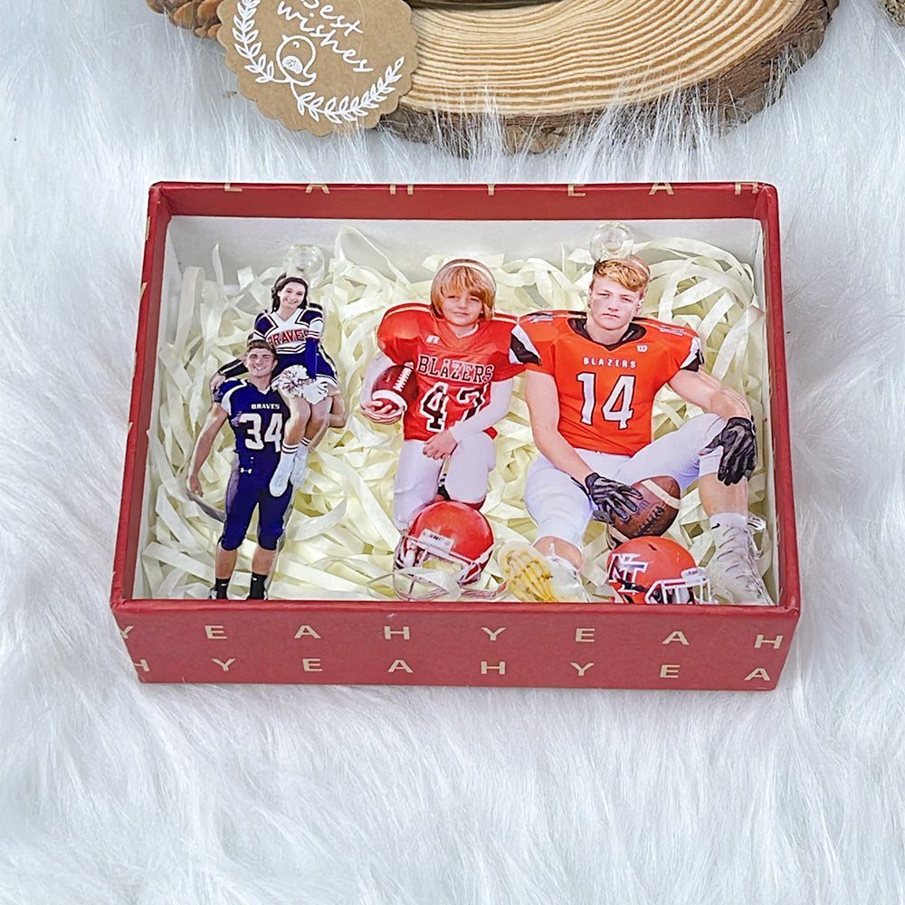 Custom Photo Gifts for American Football Ornament 43acvp140924 - Ornament - GoDuckee