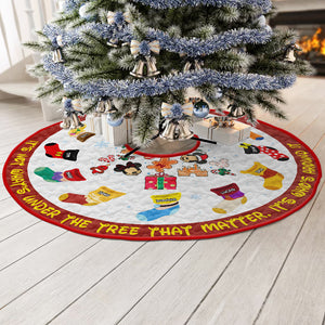 Personalized Gifts For Family Quilted Tree Skirt 01ohtn221124 - Tree Skirt - GoDuckee