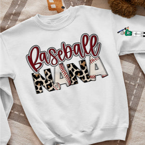 Baseball Nana, Personalized Family Shirt, Gift For Family, Baseball Family - AOP Products - GoDuckee