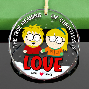 Personalized Gifts For Couple Christmas Ornament, Cartoon Character 03tgpu281024hg - Ornament - GoDuckee